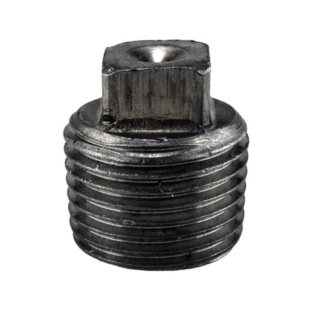 Raccord fonte malléable noir bouchon mâle sans bourrelet fileté - 1/8" - Brute / Noire