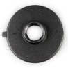 Raccord fonte malléable noir fileté Bride rondes sans trou - 2" - Brute / Noire