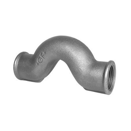 Raccord fonte malléable noir dos d'âne fileté - 3/4" - Brute / Noire