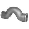 Raccord fonte malléable noir dos d'âne fileté - 3/4" - Brute / Noire