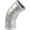 Raccord fonte malléable fileté Courbe 45° femelle - 2"1/2 - Galvanisée / Galva