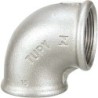 Raccord fonte malléable galvanisé fileté Coude femelle - 1/8" - Galvanisée / Galva