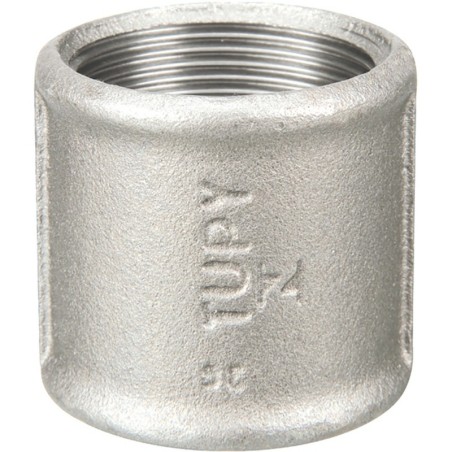 Raccord fonte malléable galvanisé fileté Manchon femelle filetage droite/gauche - 1"1/4 - Galvanisée / Galva