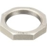 Raccord fonte malléable galvanisé fileté Contre-Écrous évidé - 1"1/2 - Galvanisée / Galva