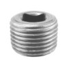 Raccord fonte malléable galvanisé fileté Bouchon mâle creux 4/6 pans - 1"1/4 - Galvanisée / Galva