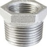 Raccord fonte galvanisé malléable fileté Manchon réduit mâle et femelle - Galvanisée / Galva - 3" - 2"1/2