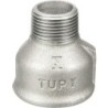 Raccord fonte malléable galvanisé fileté Manchon réduit femelle mâle - Galvanisée / Galva - 1/2" - 1/4"
